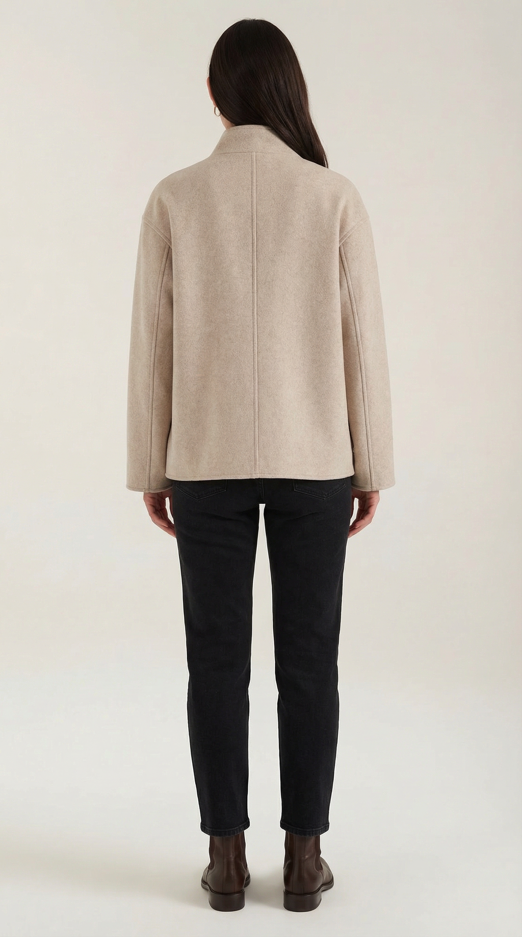 Chaqueta oversize con botones para mujer, suave y cálida - Foto 4
