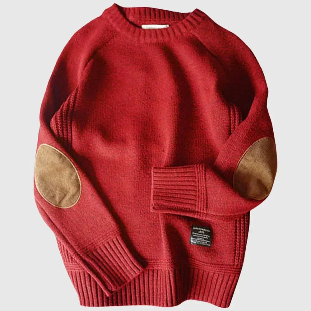 Jersey alpino de punto grueso para hombre con coderas - Foto 6