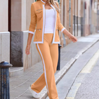 Conjunto deportivo de chaqueta con cremallera y pantalón - Foto 4