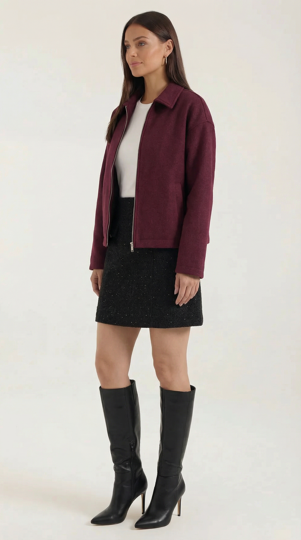 Cárdigan con cremallera para mujer, suave y cómodo - Foto 10