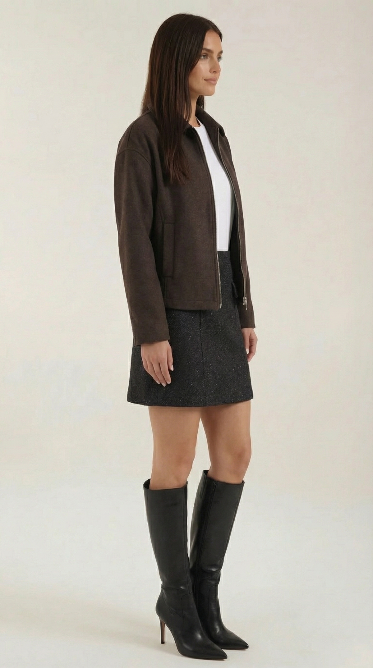 Cárdigan con cremallera para mujer, suave y cómodo - Foto 2