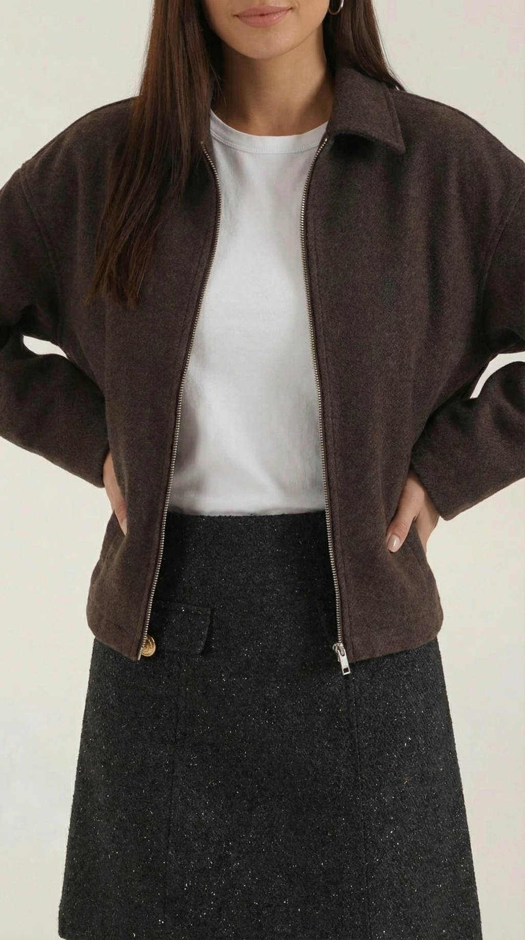 Cárdigan con cremallera para mujer, suave y cómodo - Foto 3