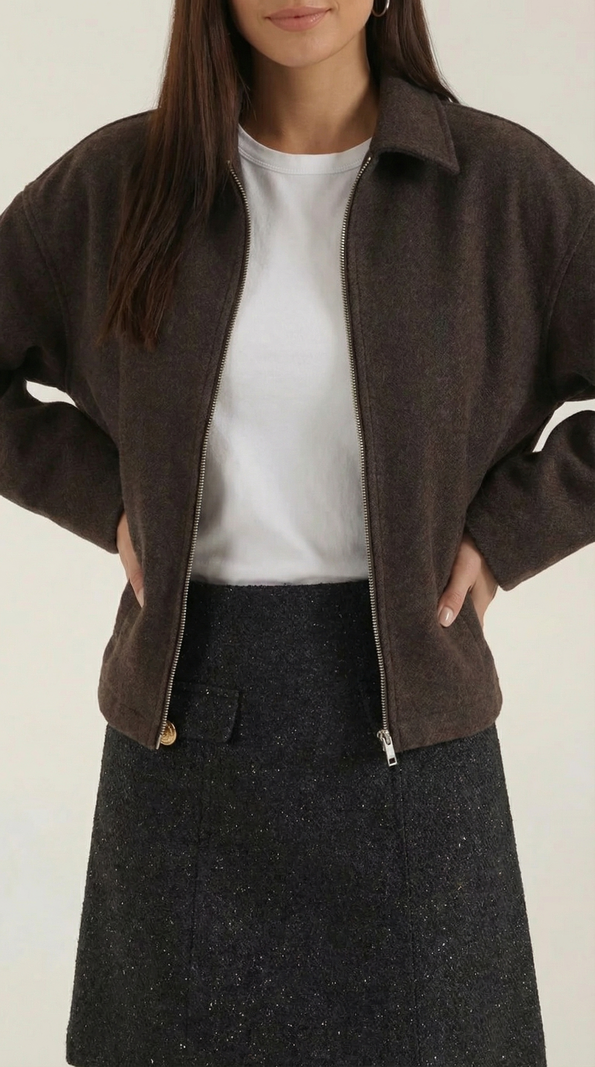 Cárdigan con cremallera para mujer, suave y cómodo - Foto 3