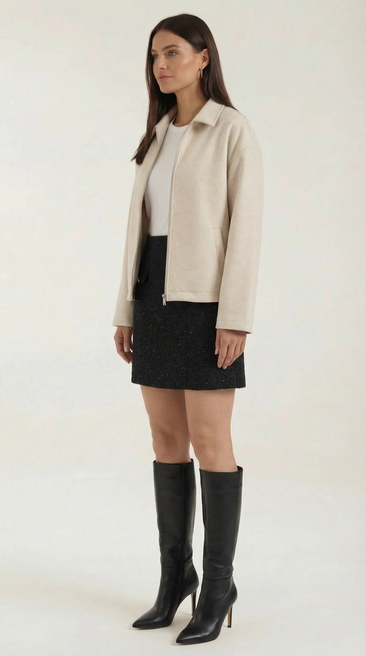 Cárdigan con cremallera para mujer, suave y cómodo - Foto 5
