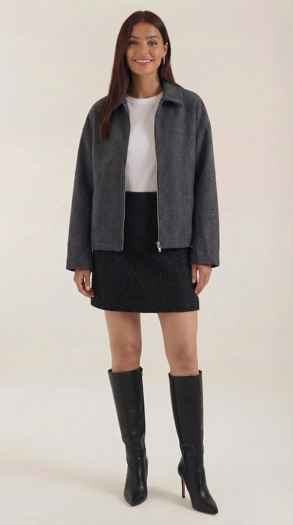 Cárdigan con cremallera para mujer, suave y cómodo - Foto 7