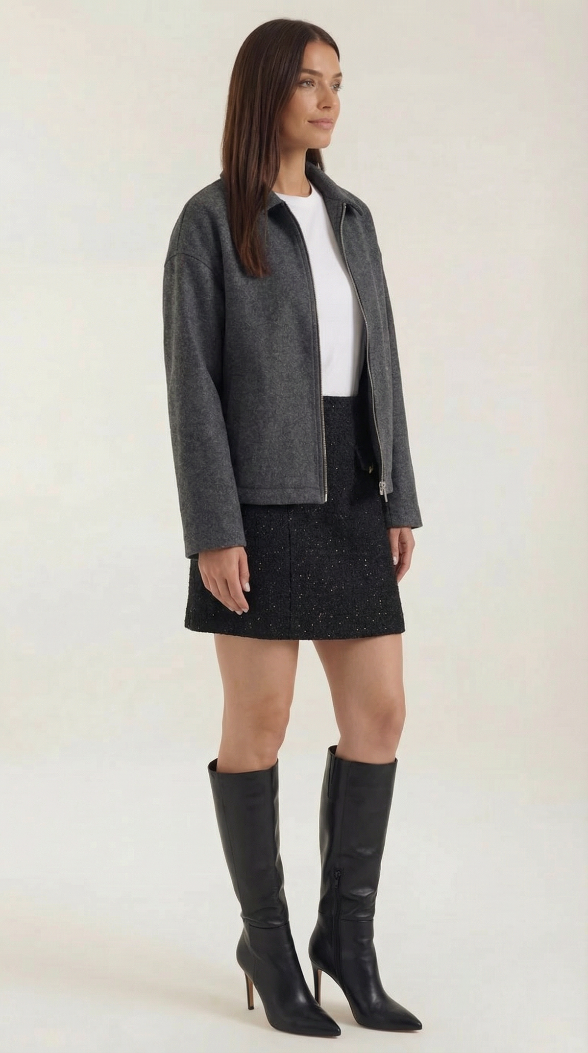 Cárdigan con cremallera para mujer, suave y cómodo - Foto 8