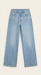 Vaqueros baggy de tiro alto para mujer, lavado vintage - Foto 5